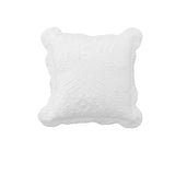 White square cushion.