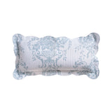 Bianca Florence white rectangular cushion.