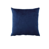 Velvet square cushion.