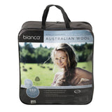 Bianca Woolly Comforts wool quilt, single size.