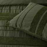 Bianca Avery Forest Chenille Striped Quilt Cover Set Super King