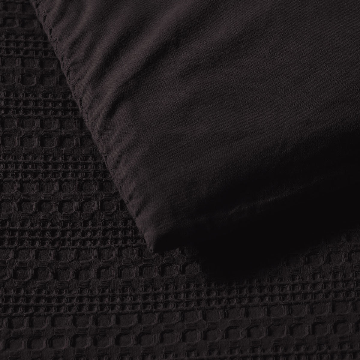 Bianca Kahlani Chocolate Waffle Quilt Cover Set King