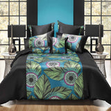 Black quilt cover, king size.