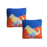 Quilted cushion covers, 43 x 43 cm, 43 cm.