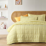 Vintage Design Homewares linen coverlet, king size.
