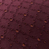 Bedding House Chelsy Plum (Also Known as Purple) Square Filled Cushion 40cm x 40cm
