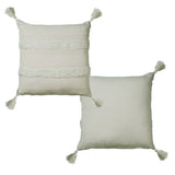 Accessorize Indra grey cotton filled cushion.