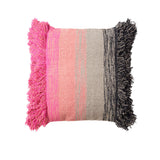 Accessorize black filled square cushion.