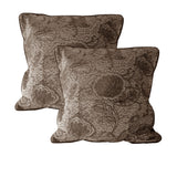 Accessorize Trudie chocolate pillowcases.