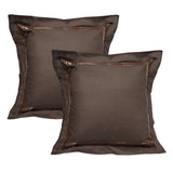 Accessorize chocolate pillowcases, 65 x 65 cm.