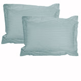 Accessorize blue pillowcases, queen size.