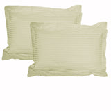 Accessorize Ecru pillowcases, queen size.