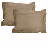 Accessorize Mocha pillowcases, queen size.