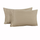 Linen pillowcases.