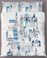 World quilt cover, king size.