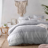 Vintage Homewares silver quilt cover, queen size.
