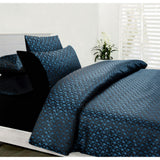 Accessorize blue quilt cover, double size.