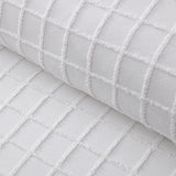Vintage Design Homewares Parquet White Polyester Cotton Quilt Cover Set King
