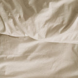 Bedding House Summer Sand Seersucker Cotton Quilt Cover Set Queen