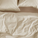 Bedding House Summer Sand Seersucker Cotton Quilt Cover Set Queen