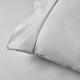 Accessorize 400TC Grey Bamboo Cotton Sheet Set 40cm Wall King Single