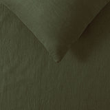 Vintage Design Homewares 100% Linen Olive Sheet Set Double