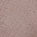Blush reversible coverlet, queen size, reversible, so either side can face up.