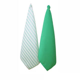 IDC Homewares mint microfibre tea towels, set of 2.
