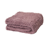 J.Elliot Home Eve Fur Knitted Throw Dusty Mauve.