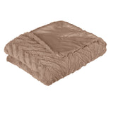 Ottawa champagne faux fur throw blanket.