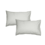 Algodon silver cotton standard pillowcases.