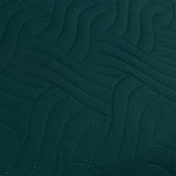 Ardor Asher Deep Teal Embossed Vintage Washed Quilt Cover Set Queen