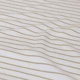 Ardor Frankie Natural Stripe Yarn Dyed Reversible Quilt Cover Set Queen