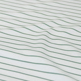 Ardor Frankie Sage Stripe Yarn Dyed Reversible Quilt Cover Set King