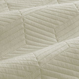 Ardor Maxwell Tan Embossed Vintage Washed Quilt Cover Set King