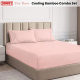 Ramesses Tea Rose 2000TC Cooling Bamboo Combo Set Double