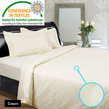 Cream sheet, king size.