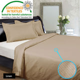 Linen sheet, king size.
