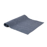 Ladelle blue cotton table runner, 40 x 150 cm.