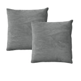 Charcoal pillowcases.