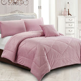 Georges pink quilt comforter, queen size.