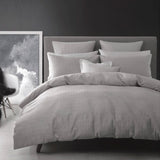 Georges silver quilted quilt cover, queen size.