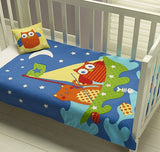 Jiggle & Giggle comforter cushion, machine washable.
