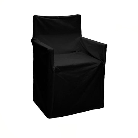 Rans Alfresco 100% Cotton Director Chair Cover Plain Black