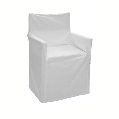 Rans Alfresco 100% Cotton Director Chair Cover Plain White
