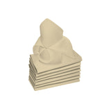 Rans Lollipop cotton napkins natural, set of 8.