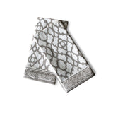 Grey cotton napkins, 45 x 45 cm, set of 2.