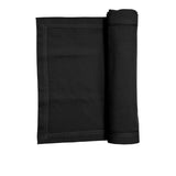 Black table runner.