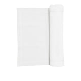 White table runner.
