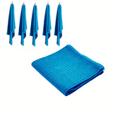 Aqua cotton tea towels, 50x70 cm, set of 6.